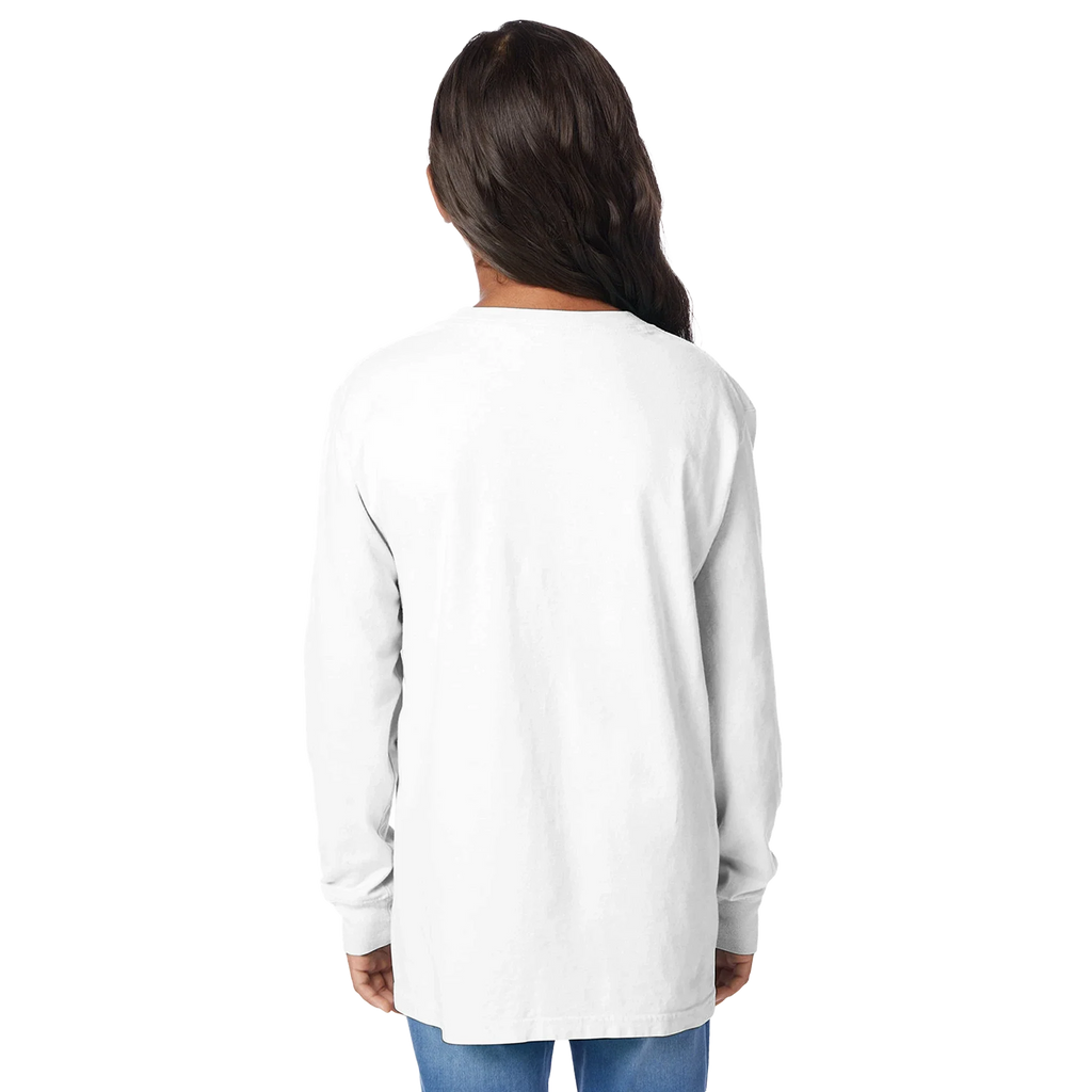 Kids Long Sleeve Crewneck T-Shirt | ComfortWash GDH275
