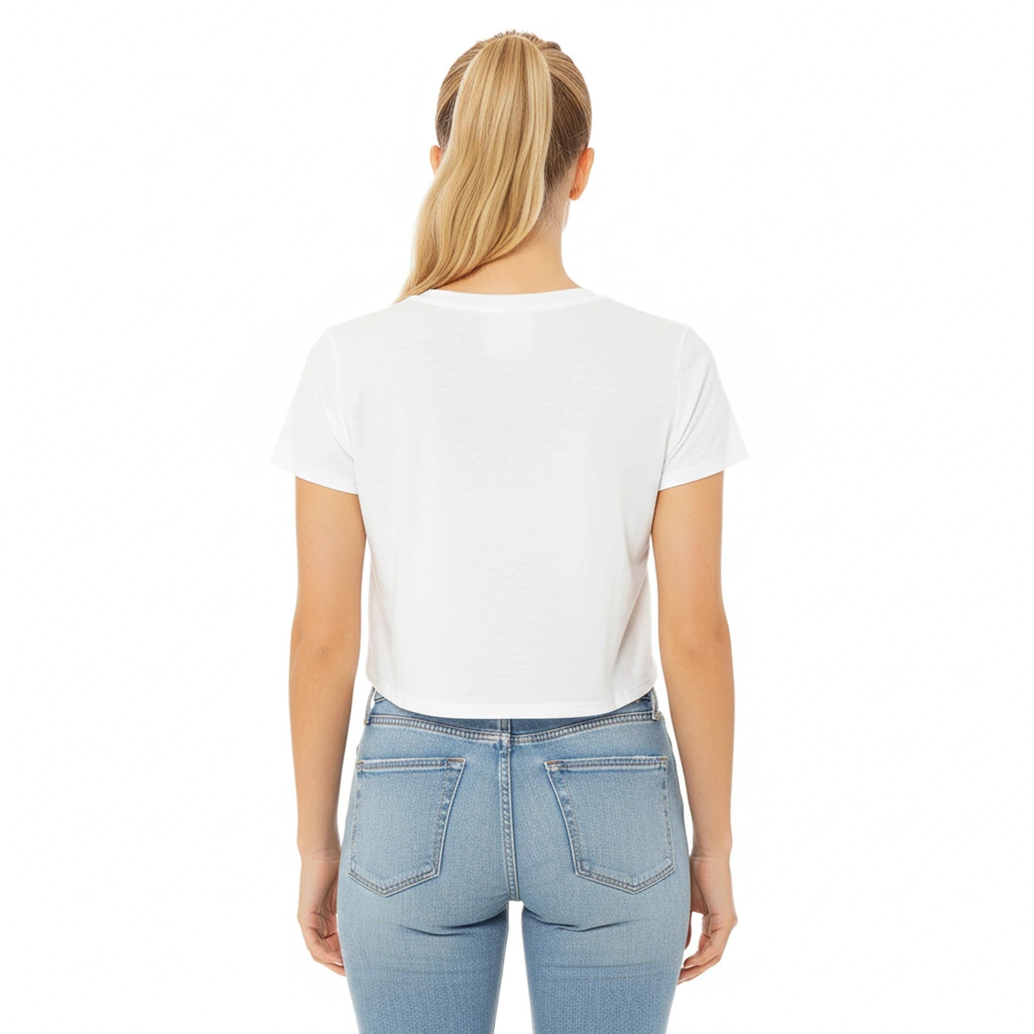 Women’s Crop Tee | Bella+Canvas 8882 White