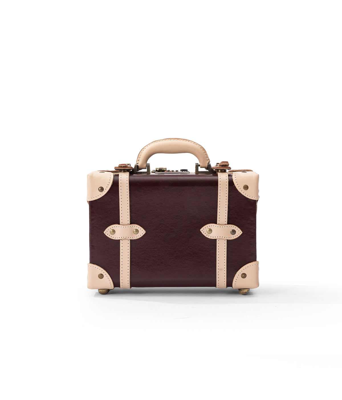 Aristocratic Leather Carry-on Set - Burgundy
