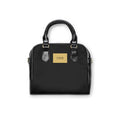 “ Favor The Ultimate Shortcut “ Classic Black & Gold Shoulder Handbag – Elegant Everyday Tote