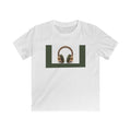 Kids Headphones Tee — Cute Camo Headset Graphic Kids T‑Shirt