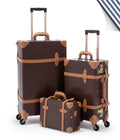 Minimalism 3 Pieces Luggage Set - Cocoa Brown's