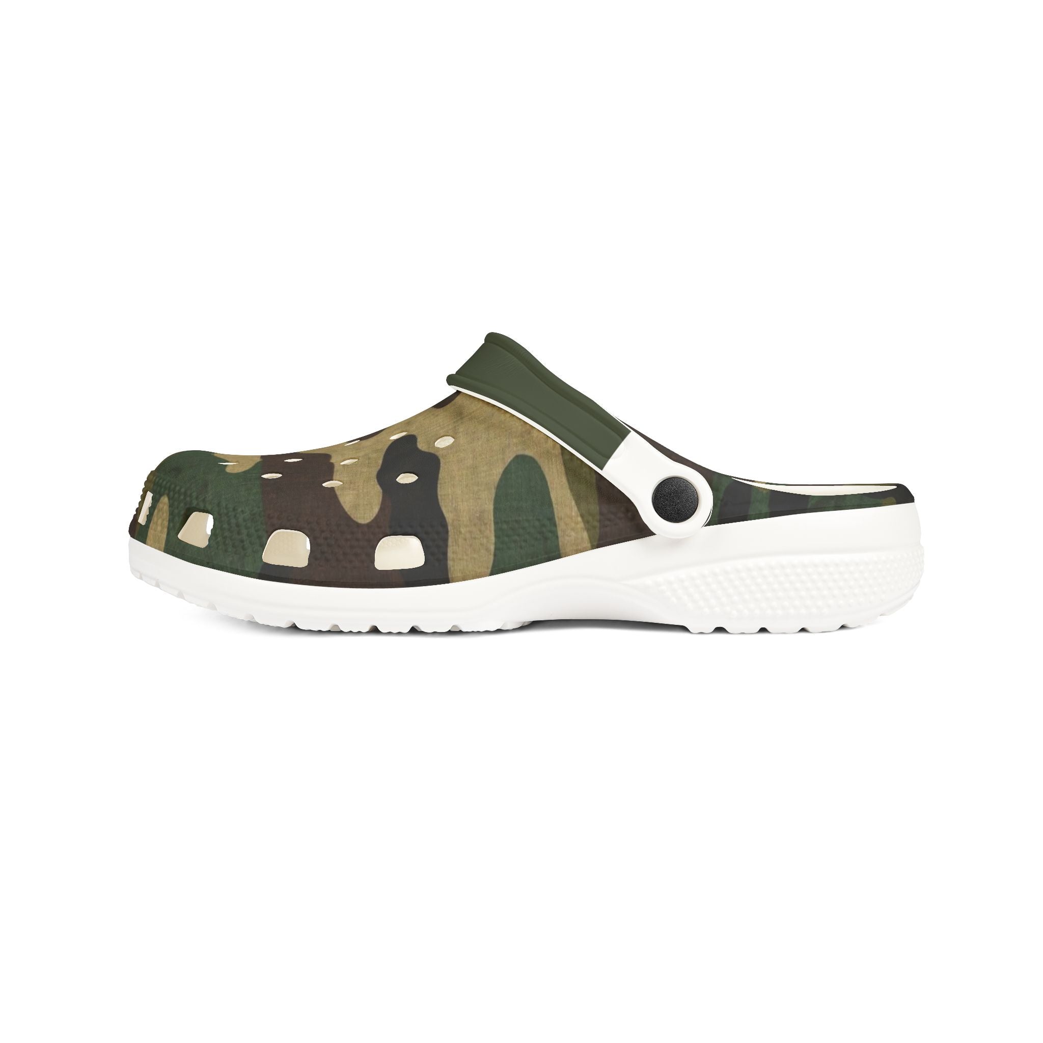 Camo EVA Foam Clogs — Lightweight Slip-On Garden & Outdoor Shoes