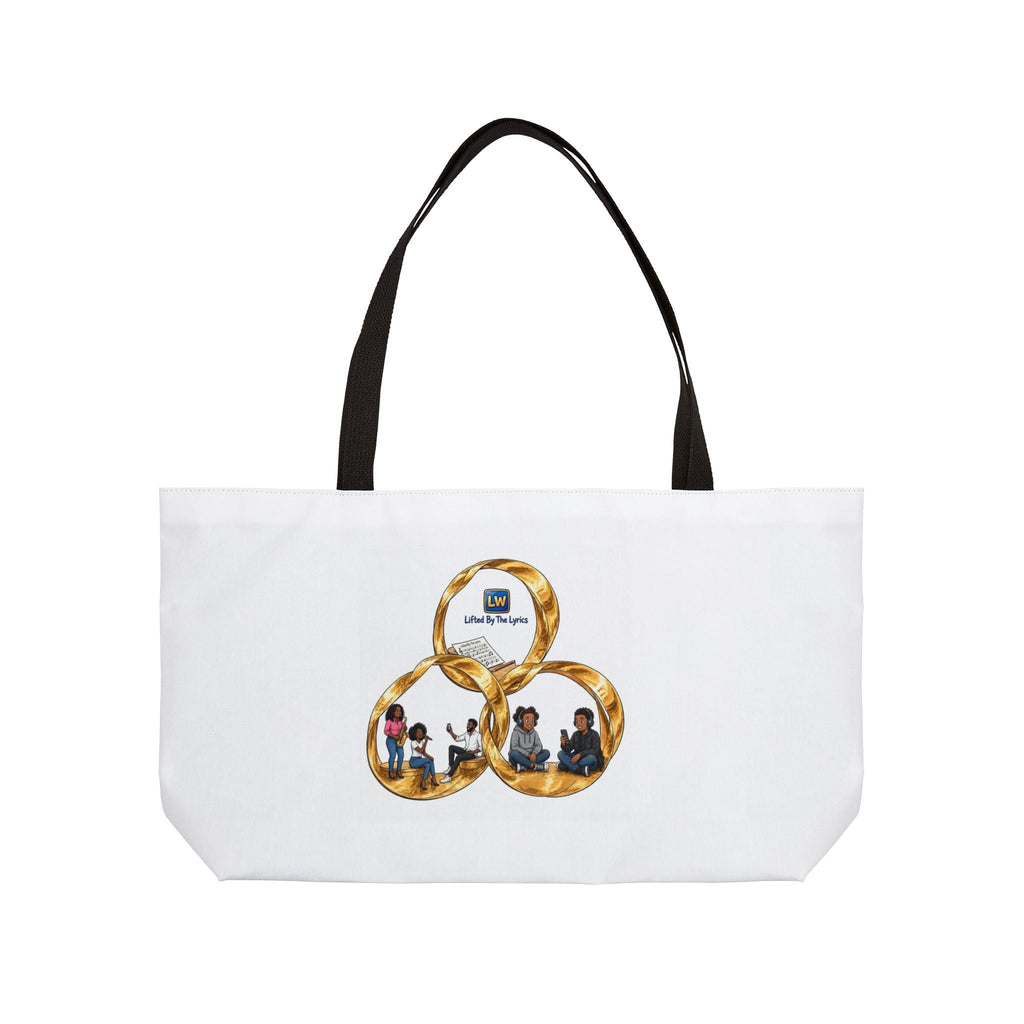 Weekender Tote Singing Lady Bag — Empowered Black Woman Illustration Travel Tote