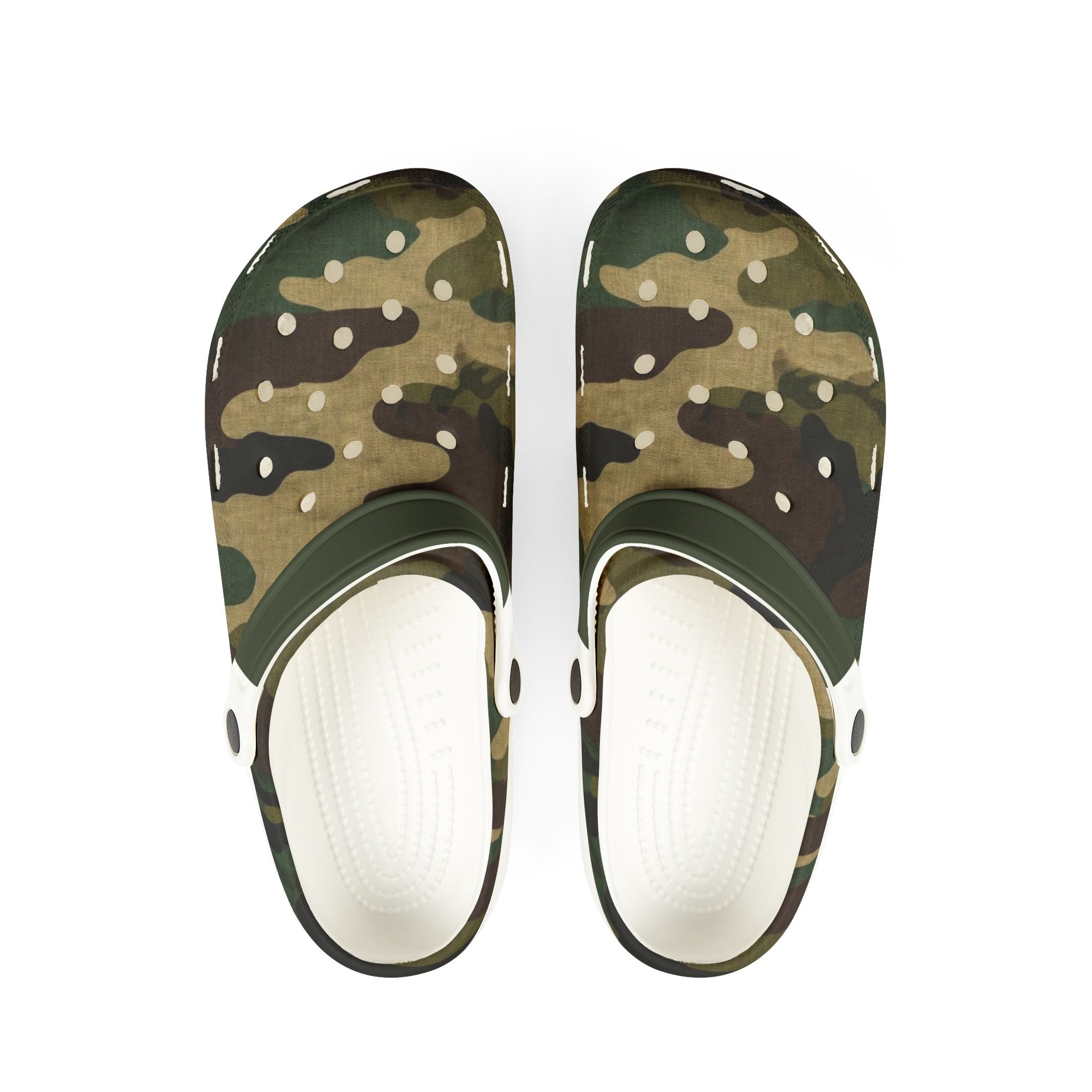 Camo EVA Foam Clogs — Lightweight Slip-On Garden & Outdoor Shoes