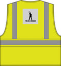 High-Visibility Safety Vest — "I'm on a mission" Reflective ANSI Class 2