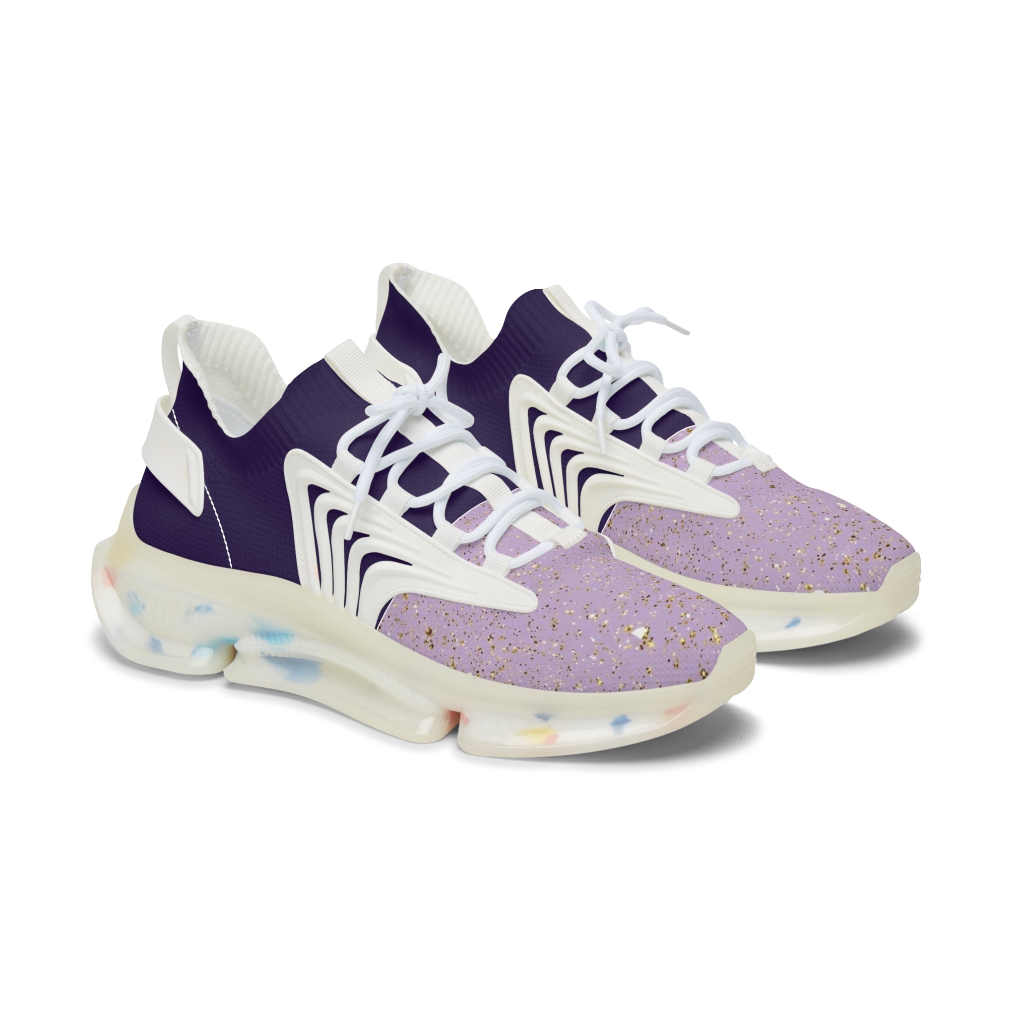 Women’s Lavender Mesh Sneakers – Lightweight Athletic Runners