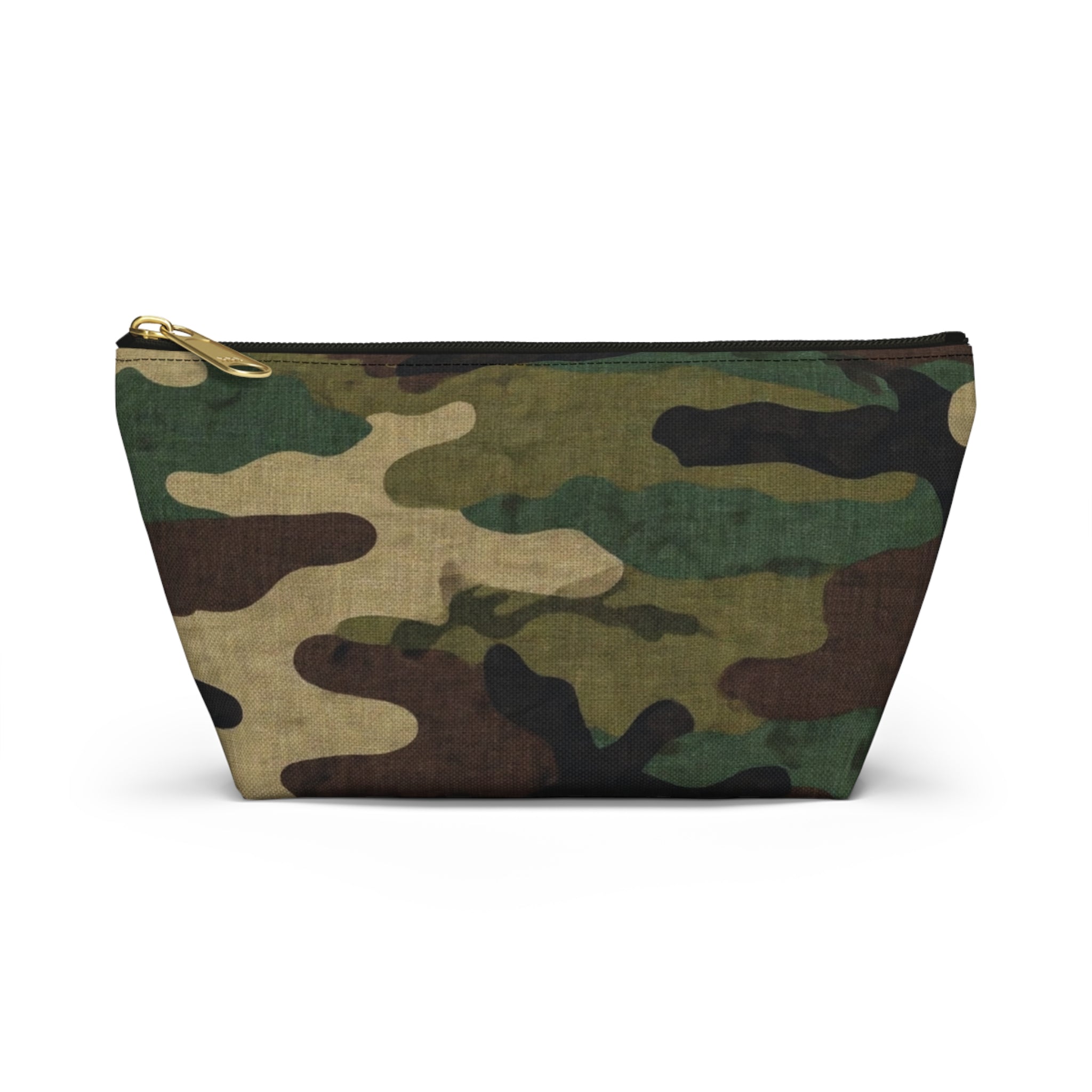 Camo Accessory Pouch — T‑Bottom Makeup & Travel Organizer