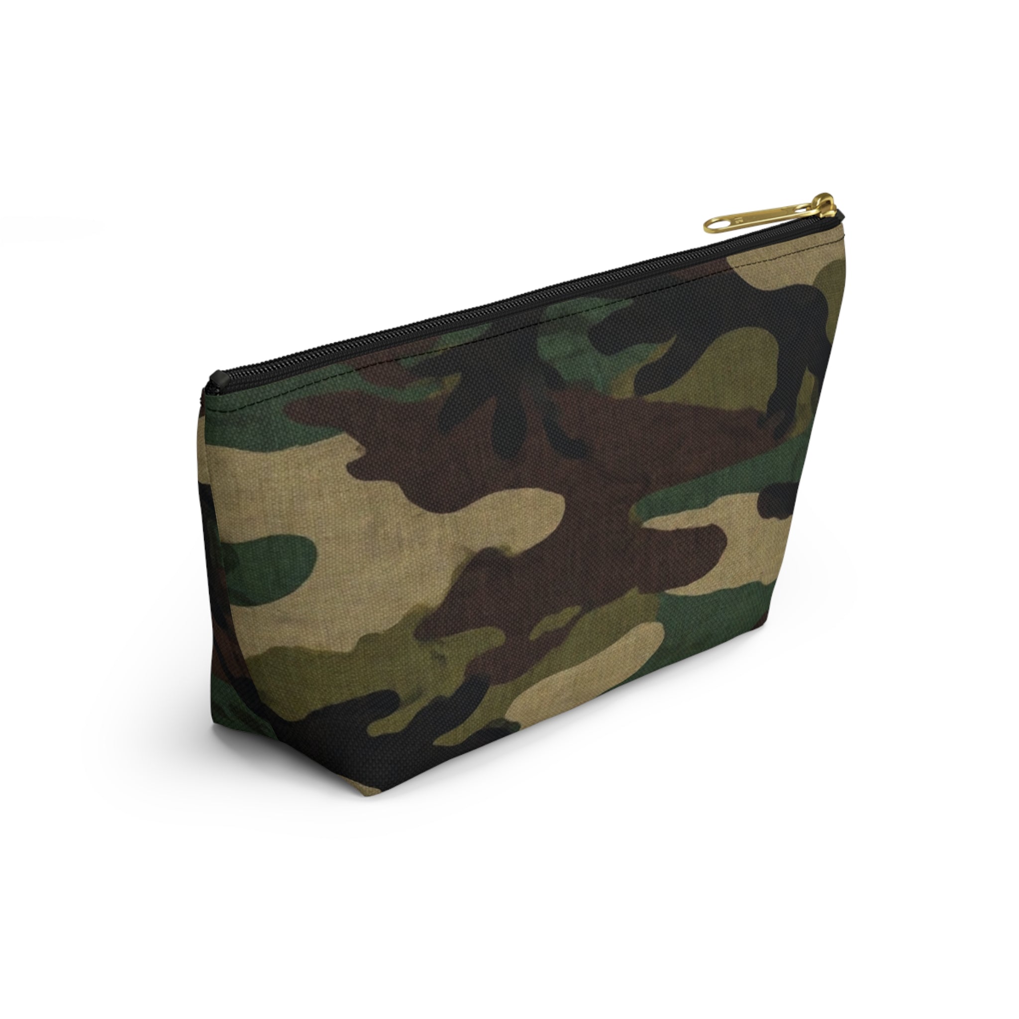 Camo Accessory Pouch — T‑Bottom Makeup & Travel Organizer