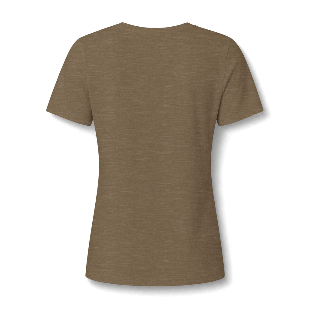 V-Neck Tee — 'Favor Heavens Favorite' Gold Script Graphic