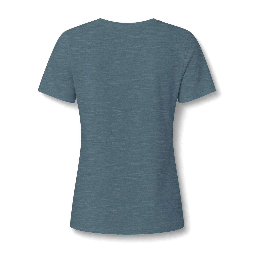 V-Neck Tee — 'Favor Heavens Favorite' Gold Script Graphic
