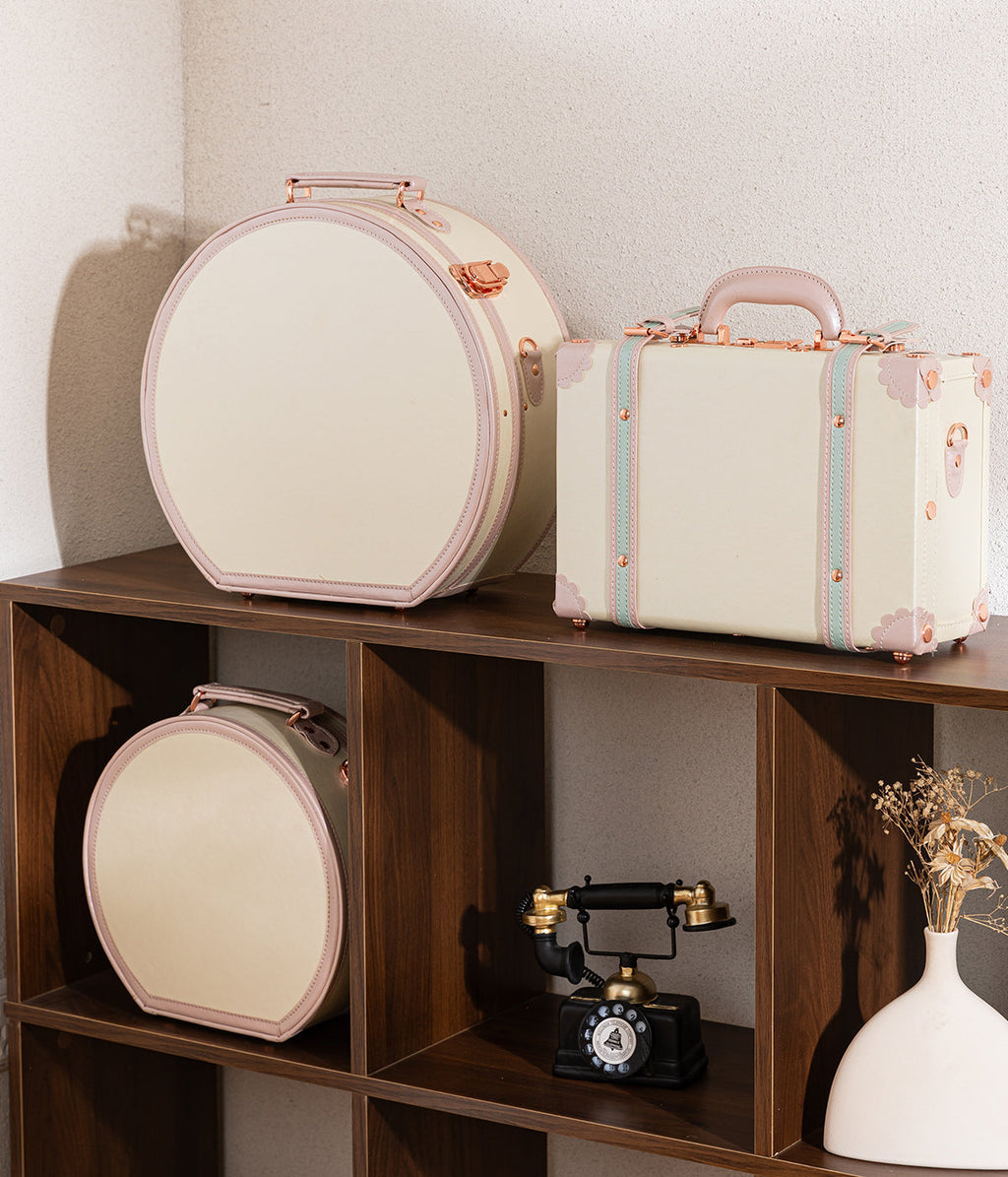 Minimalism Large Hat Box - Cream White's