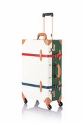 SarahFace Spinner Suitcase - Green/Pearl's