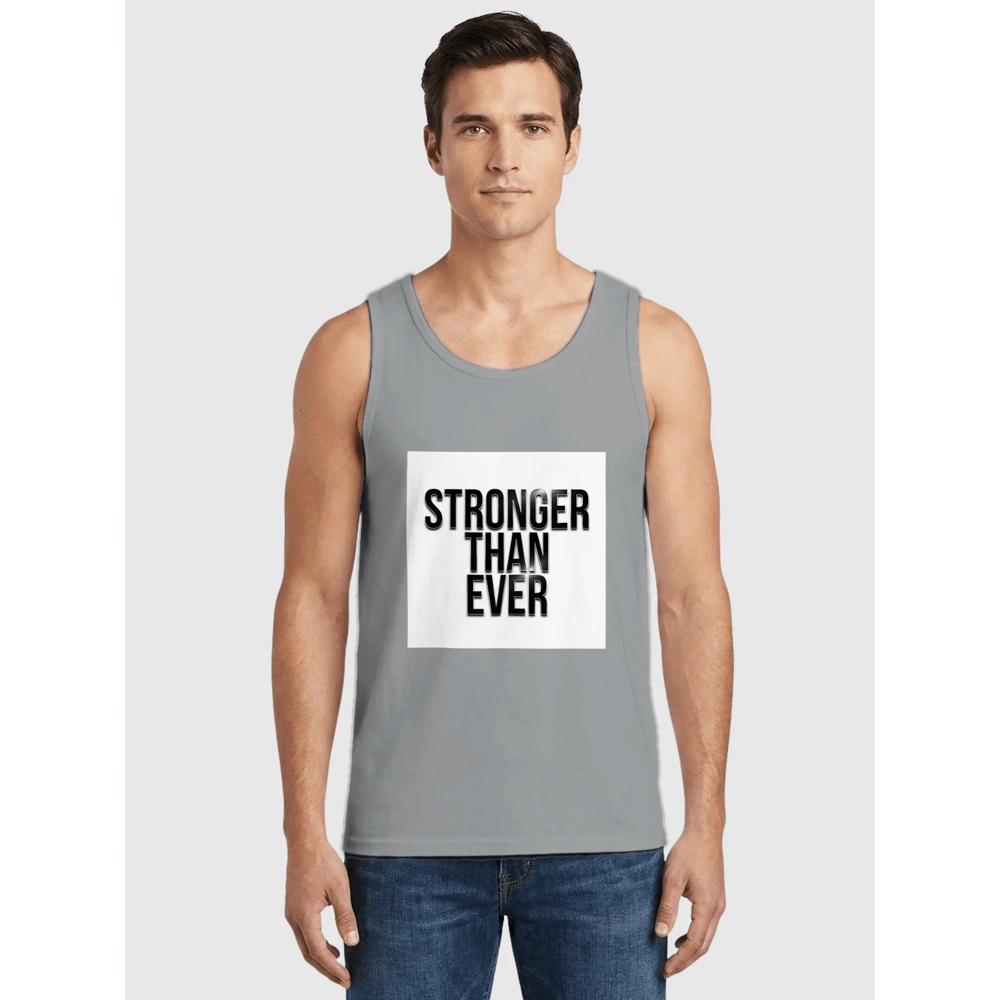 Unisex Tri-Blend Tank | Allmade AL2019 Aluminum Grey