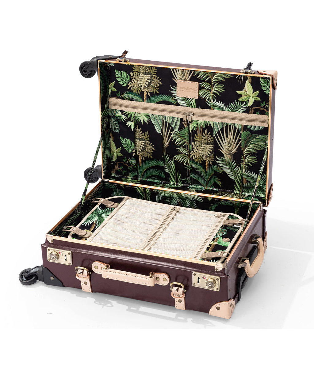 Aristocratic Leather Carry-on Set - Burgundy