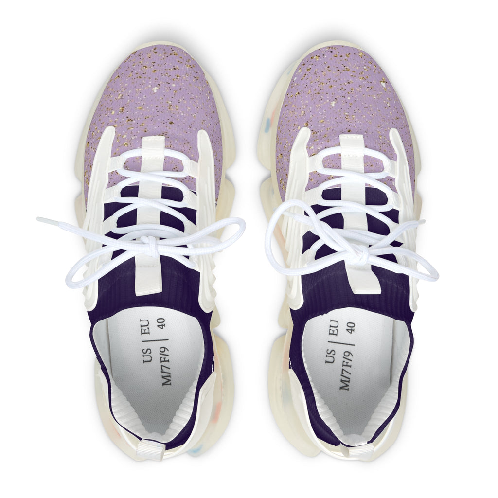 Women’s Lavender Mesh Sneakers – Lightweight Athletic Runners