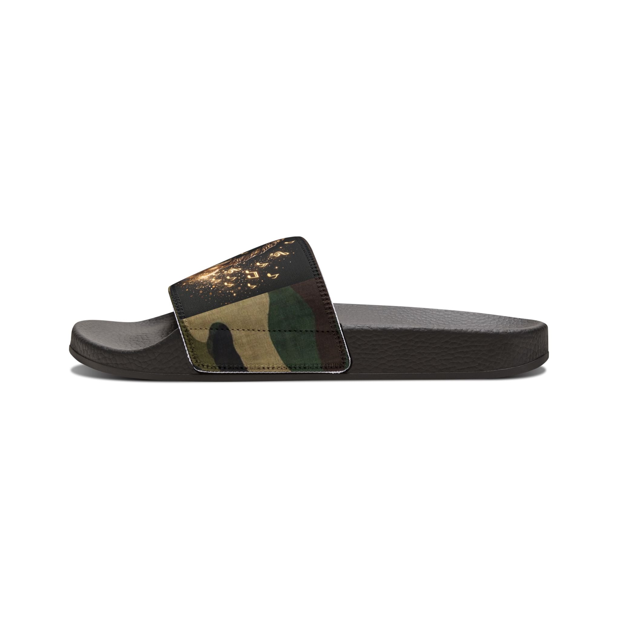 Women's Camo Removable-Strap Headphone designed Sandals