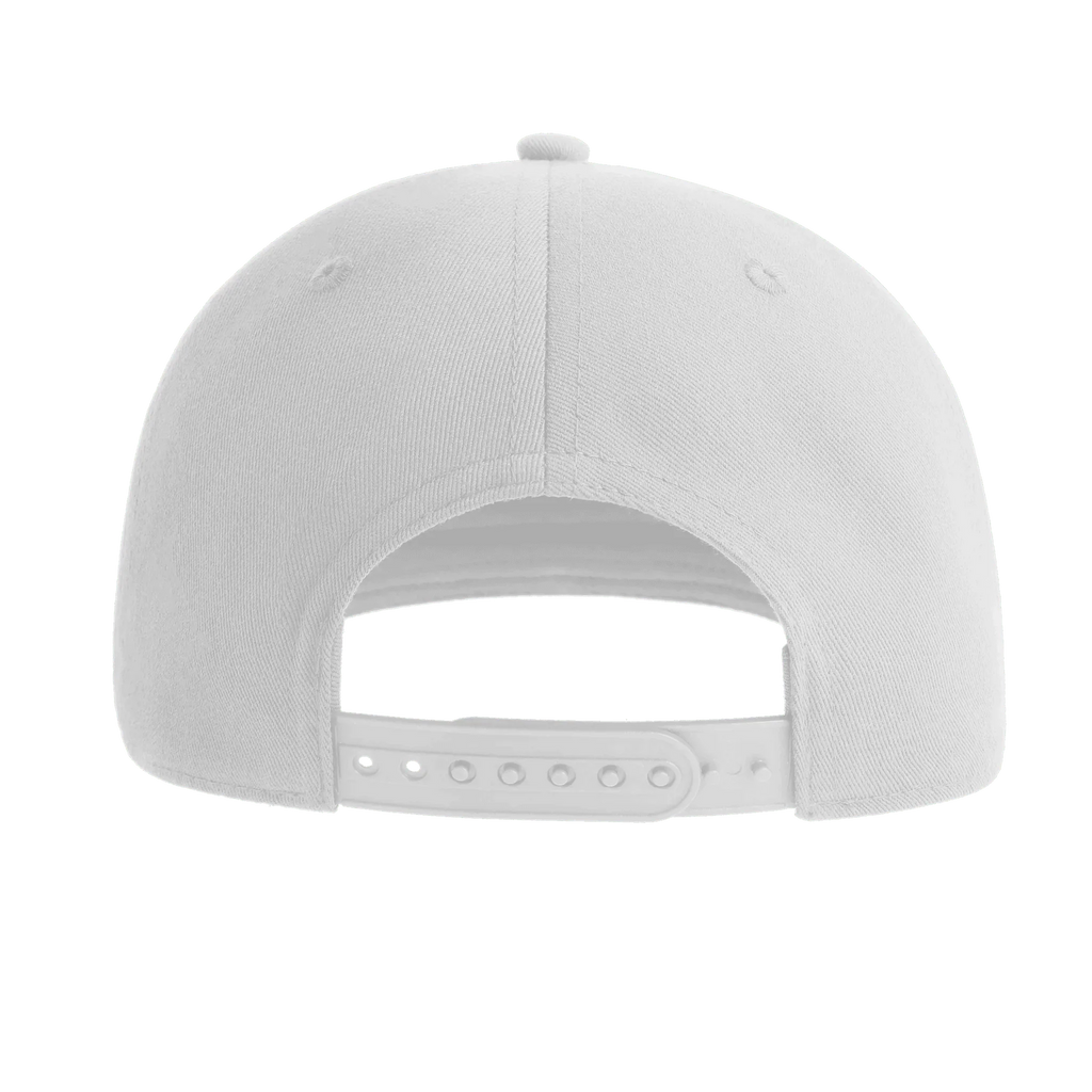 5 Panel Retro Snapback Cap | Beechfield B610 White