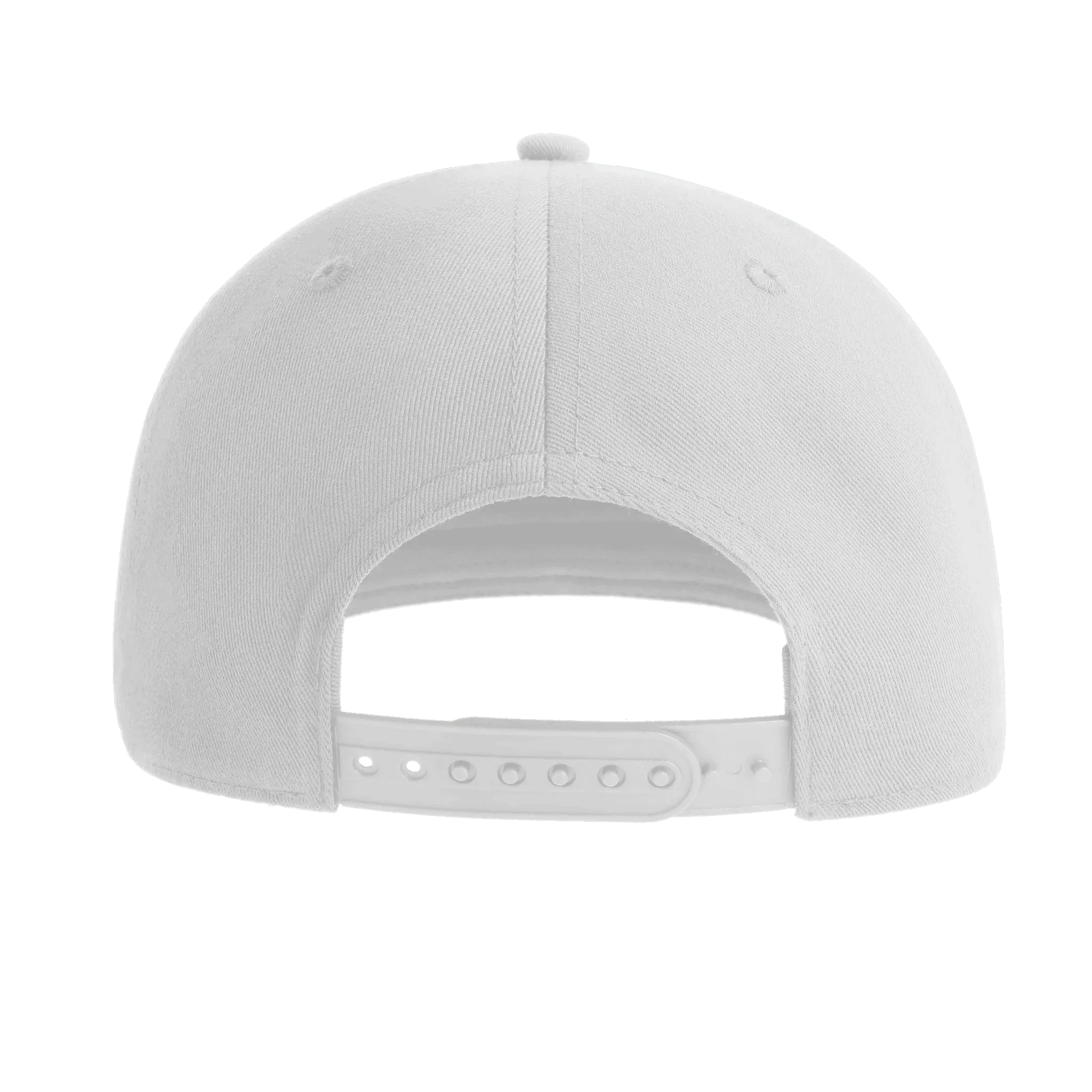5 Panel Retro Snapback Cap | Beechfield B610 White