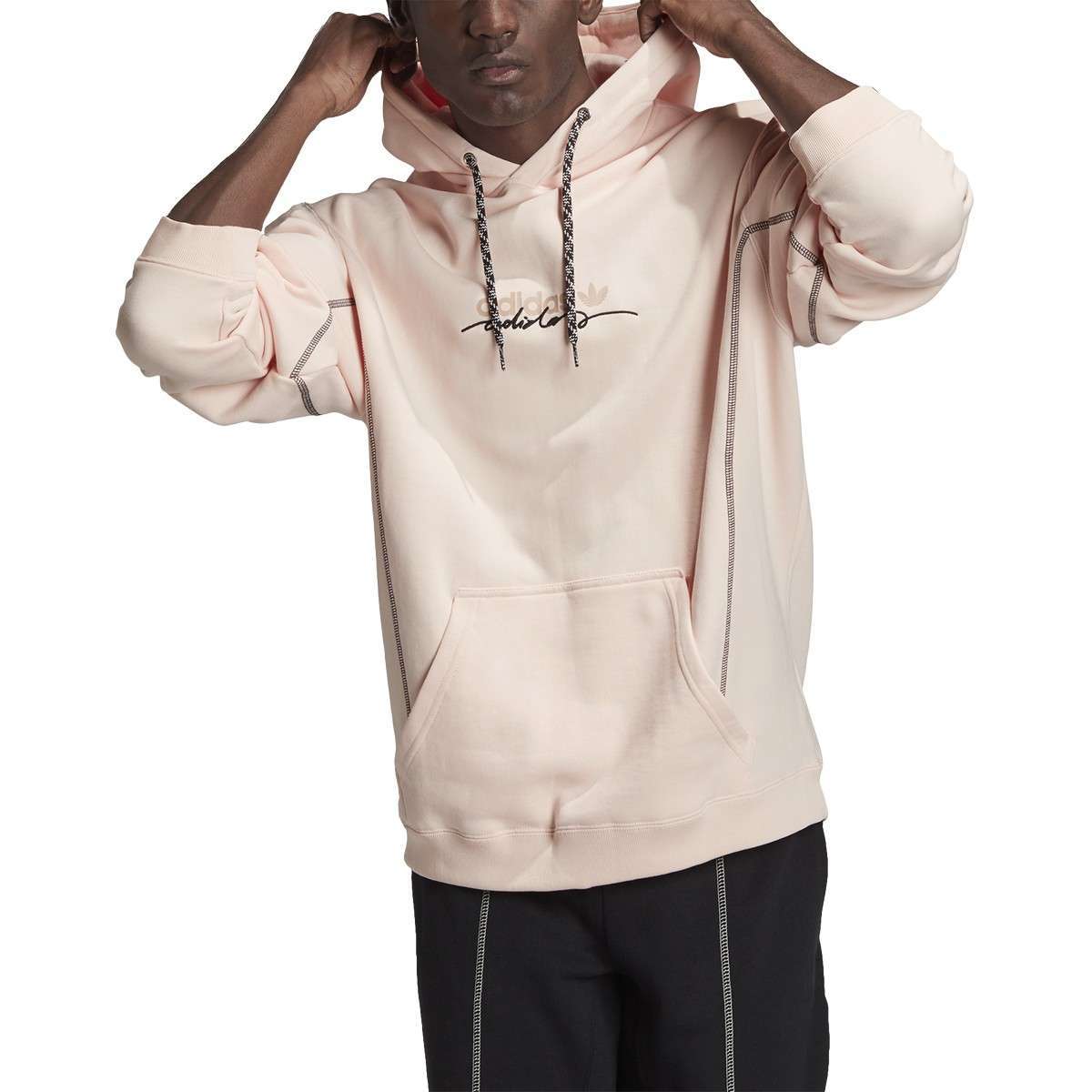 adidas Originals Men's R.Y.V. Hoodie - Pink Tint