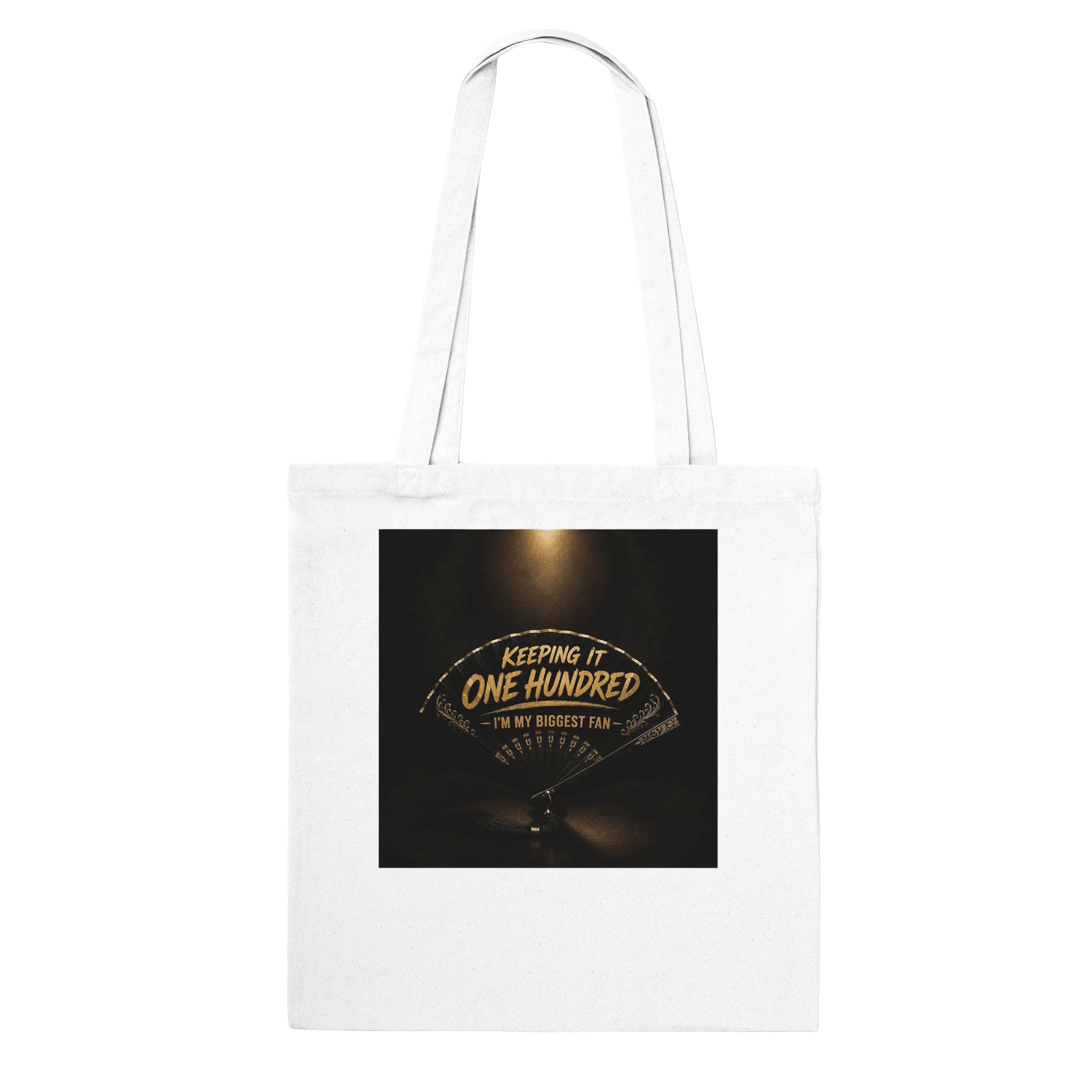 Organic Long Handles Tote Bag | SOL'S Stockholm 04091 White - Classic Tote Bag