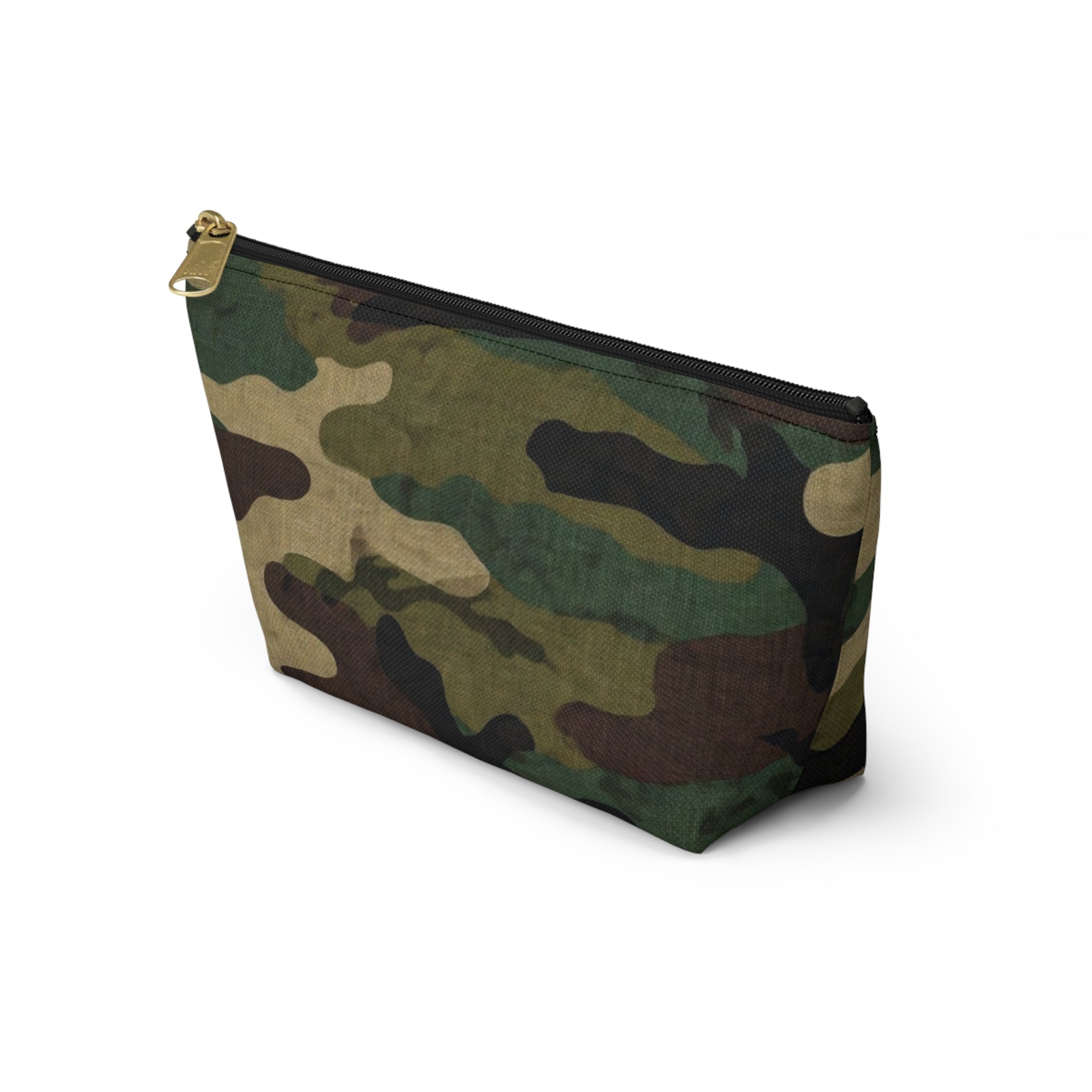 Camo Accessory Pouch — T‑Bottom Makeup & Travel Organizer