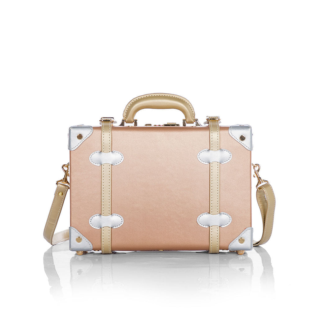(Outlet) Minimalism Train Case - Rose Gold