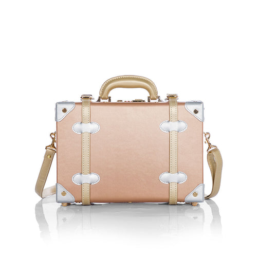 (Outlet) Minimalism Train Case - Rose Gold