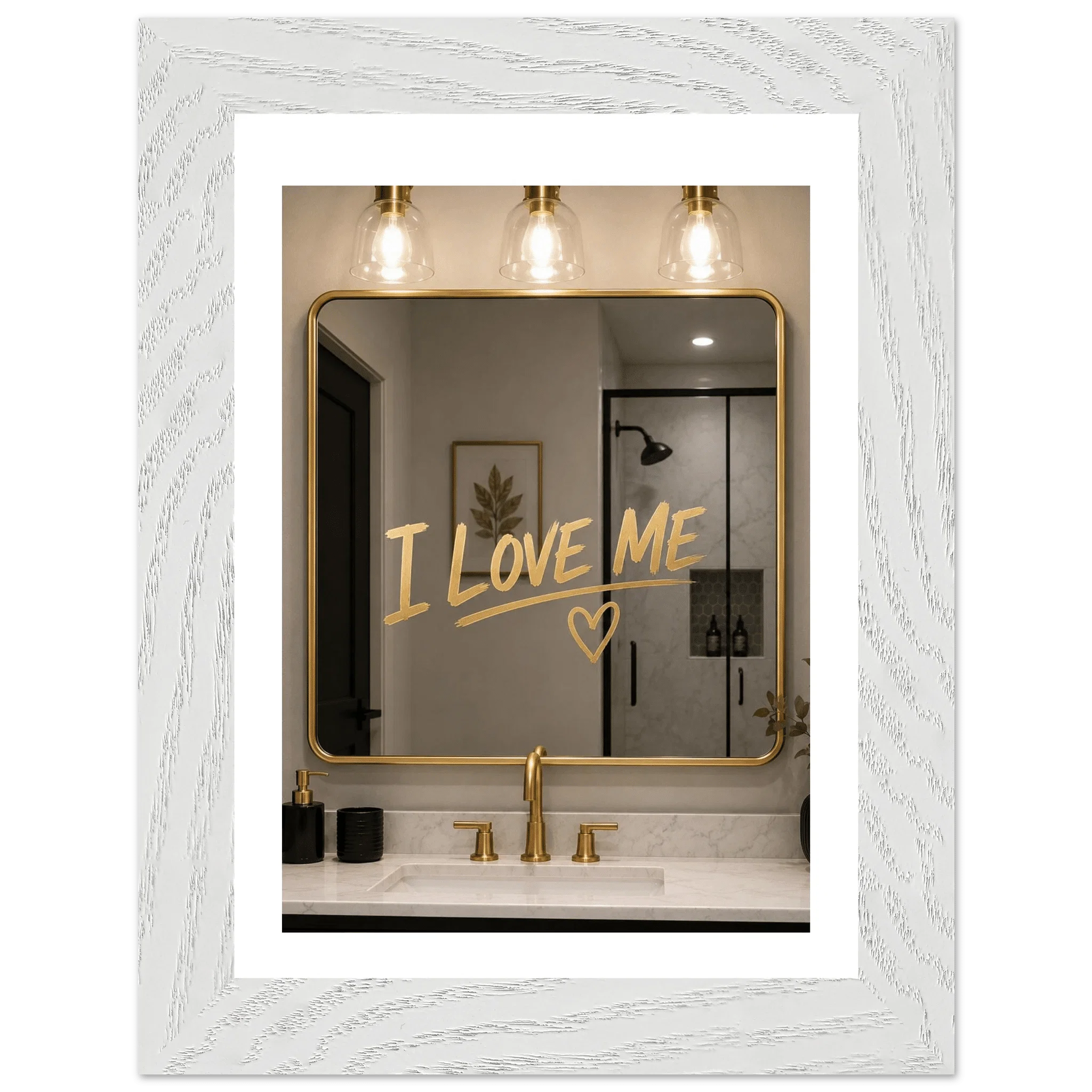 Premium Wooden Framed Poster With Premium Matte Paper 13x18 cm / 5x7″