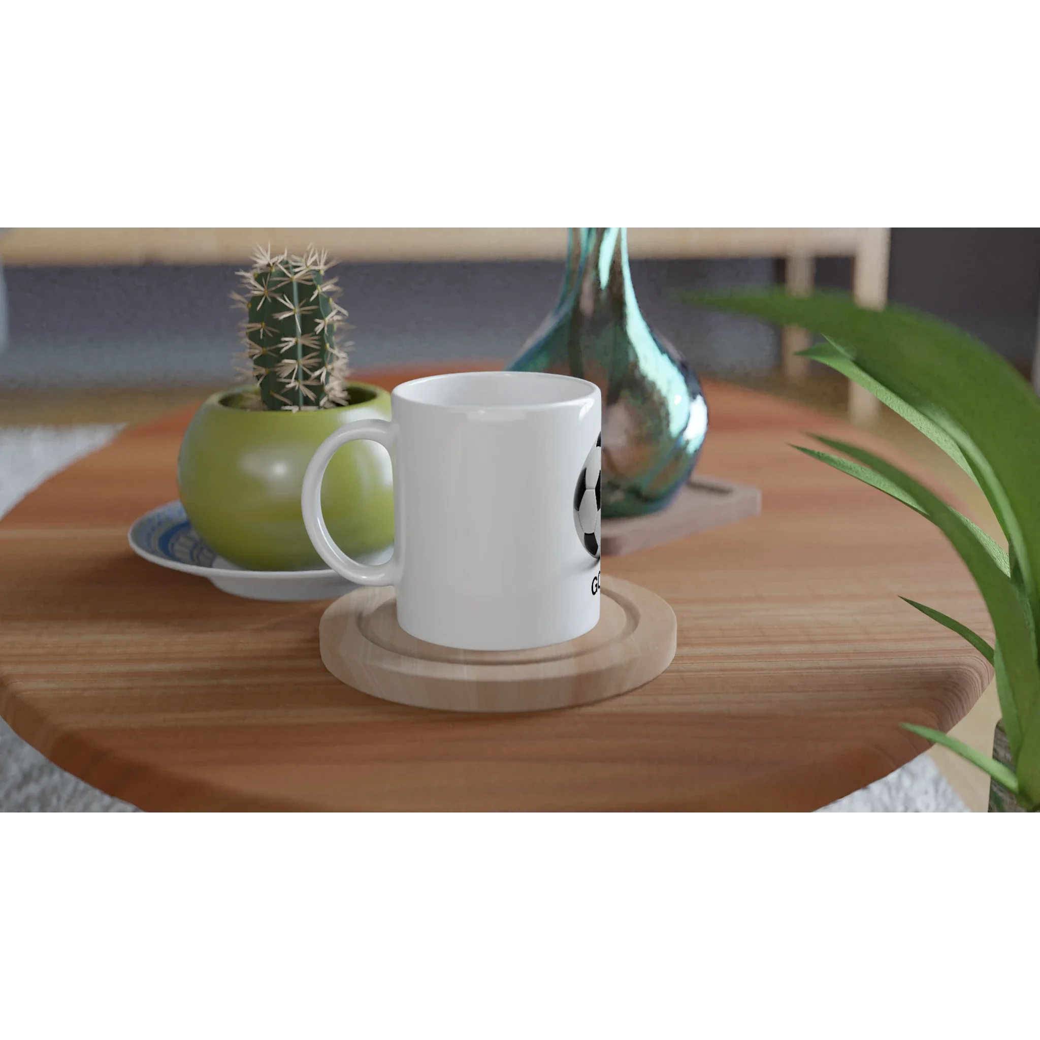 11oz Ceramic Mug Ceramic White