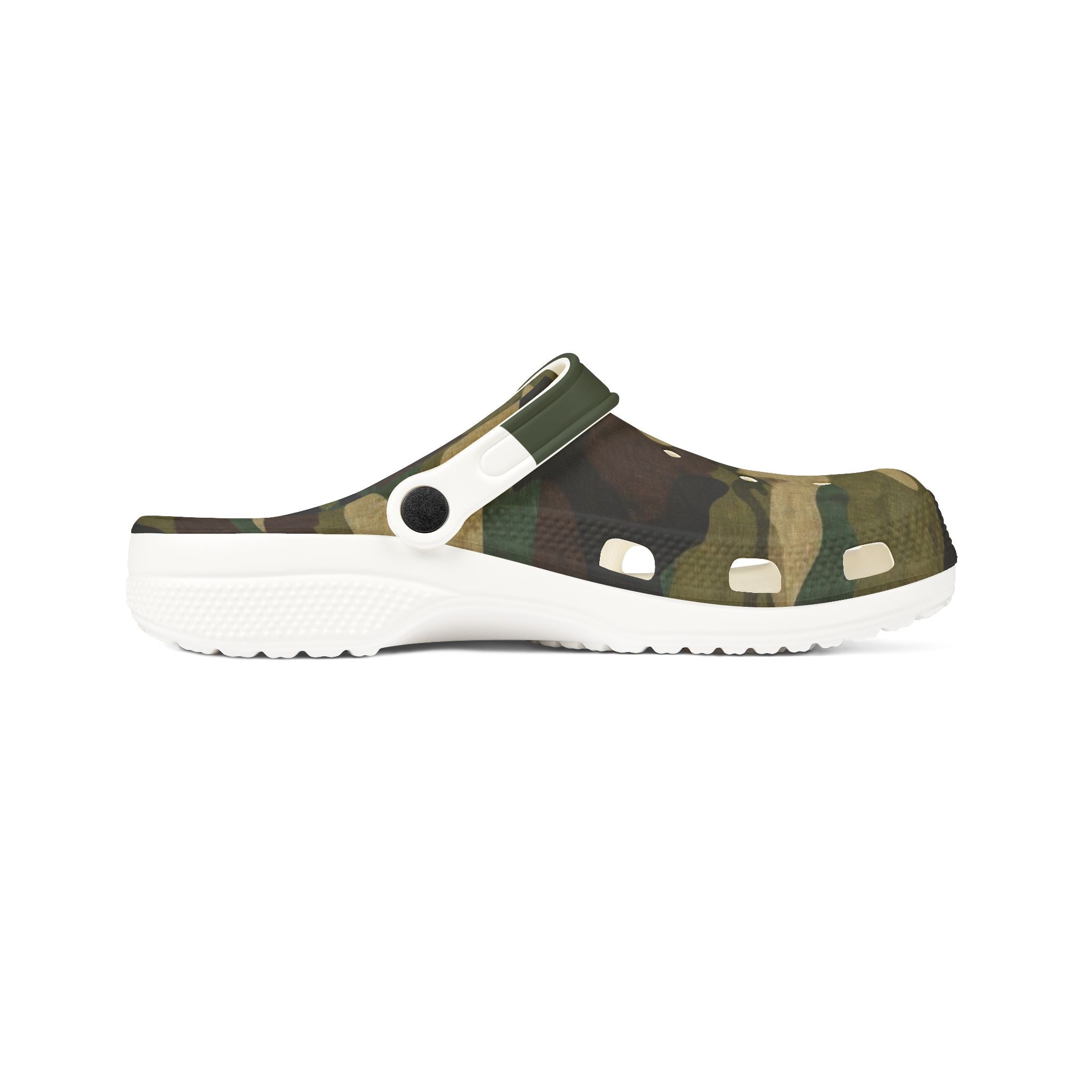 Camo EVA Foam Clogs — Lightweight Slip-On Garden & Outdoor Shoes