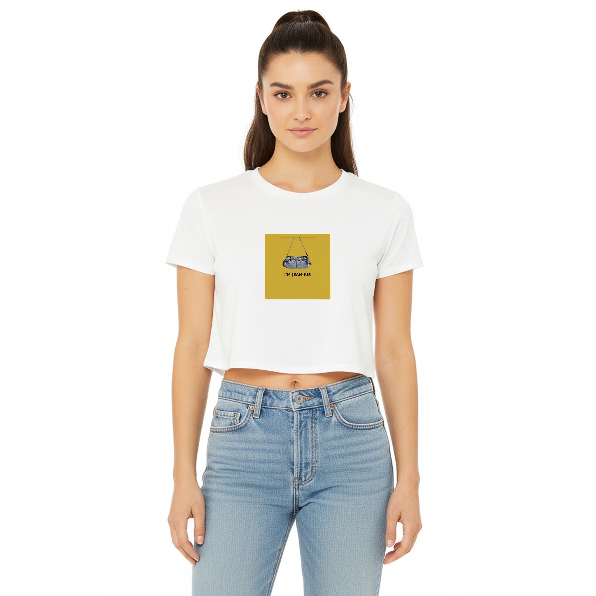 Women’s Crop Tee | Bella+Canvas 8882 White