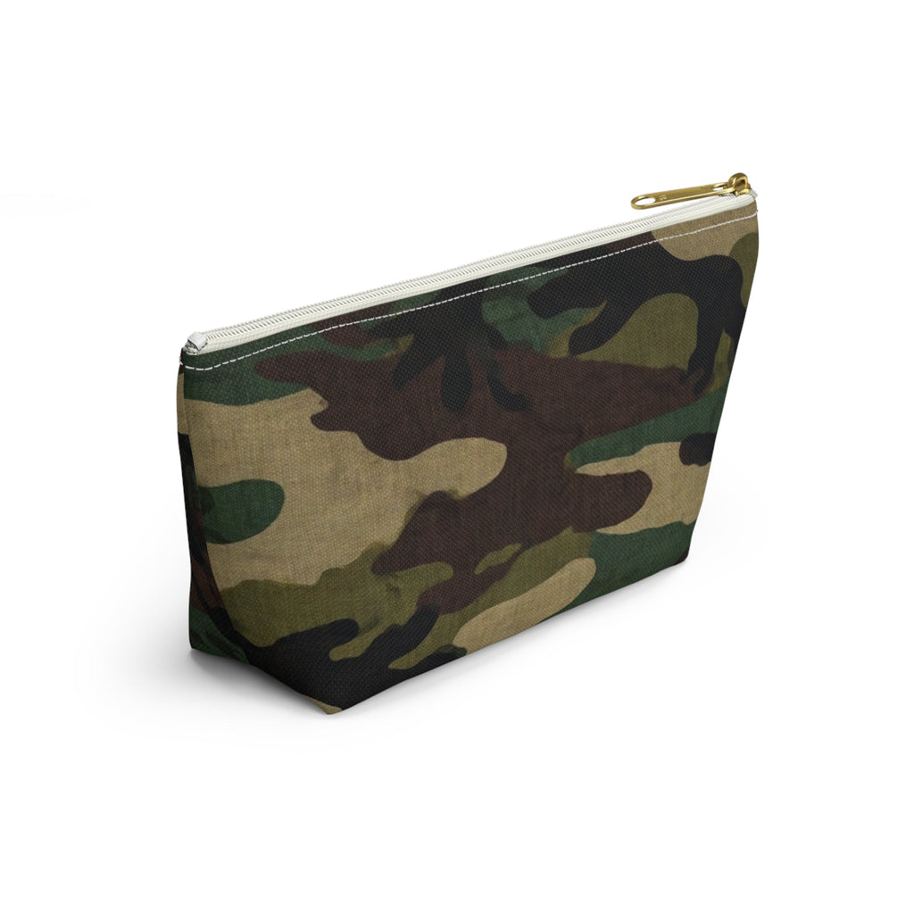 Camo Accessory Pouch — T‑Bottom Makeup & Travel Organizer