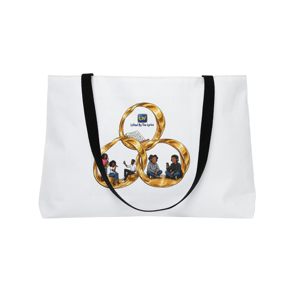 Weekender Tote Singing Lady Bag — Empowered Black Woman Illustration Travel Tote