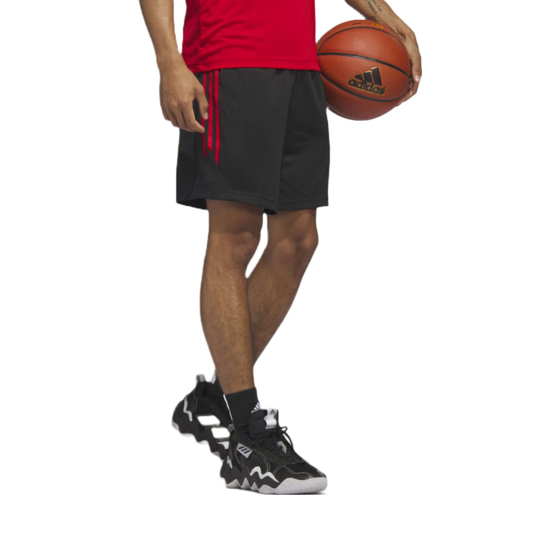 adidas Legends 3-Stripes Basketball Shorts