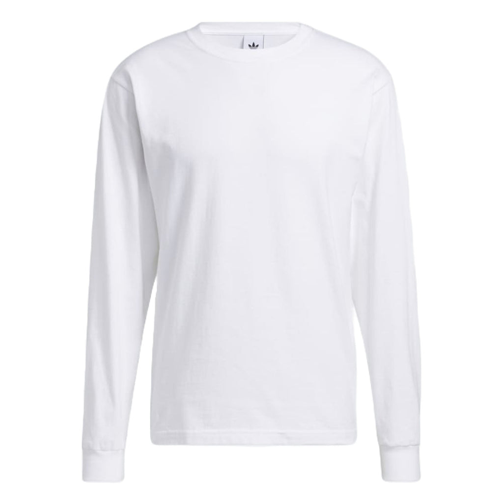 adidas Men's OG Long Sleeve Blank Tee - White