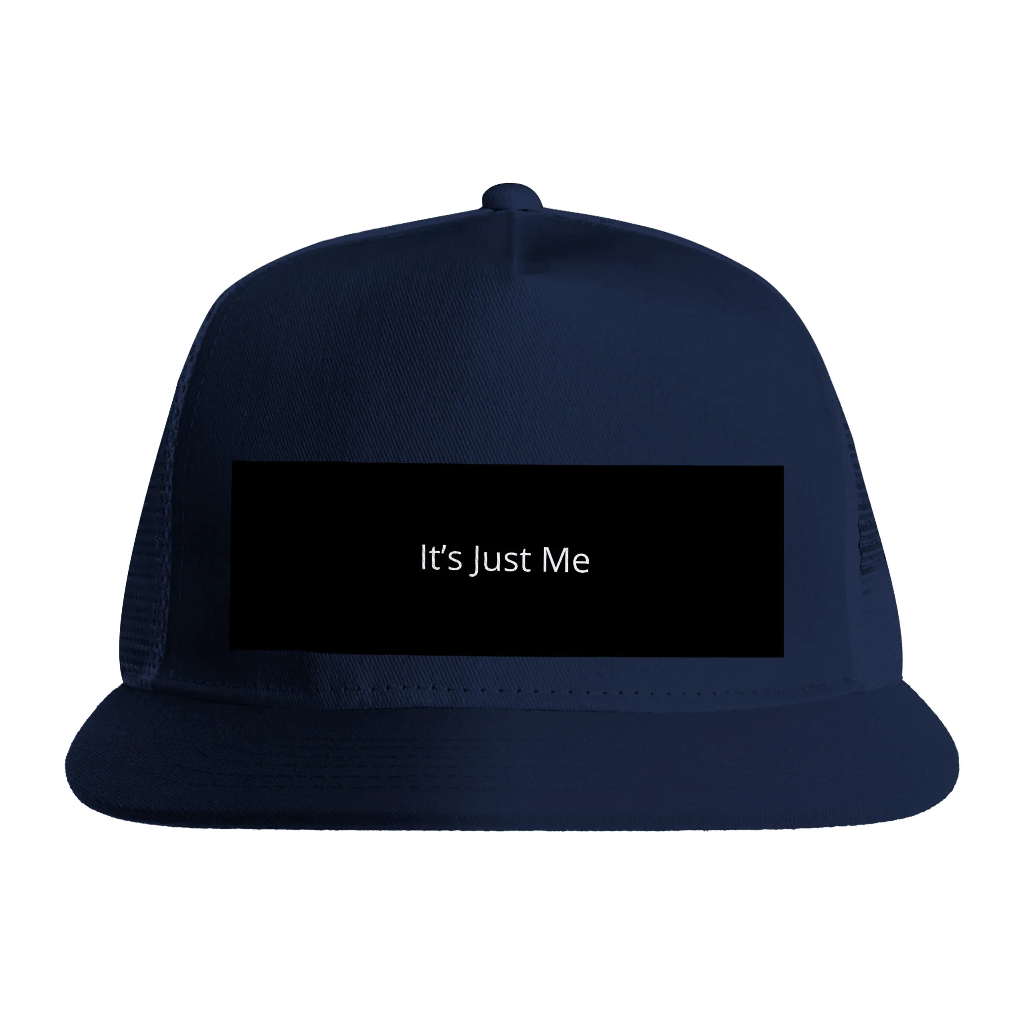 It’s Just Me 5 Panel Trucker Cap | Yupoong 6006 Navy