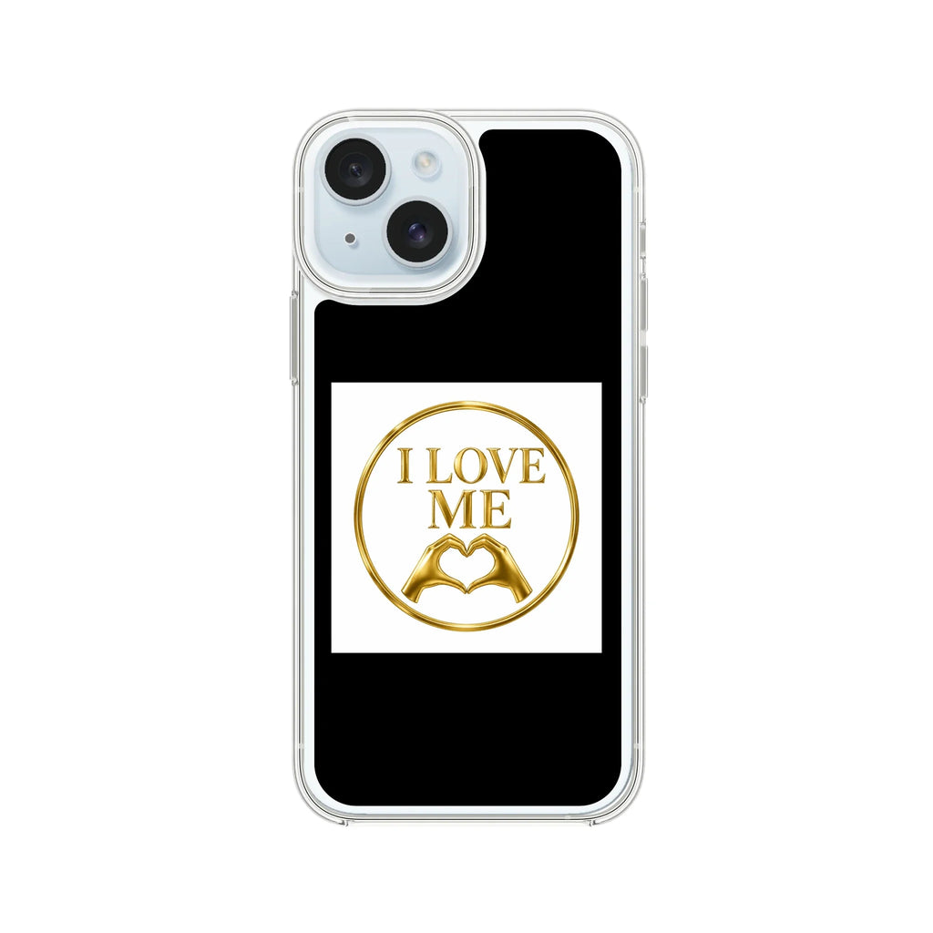 I Love Me Clear case Apple iPhone 15