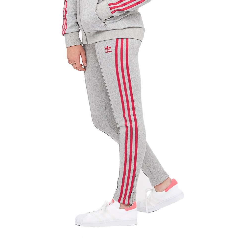 adidas  Originals Girls Trefoil FT Pants - Real Pink