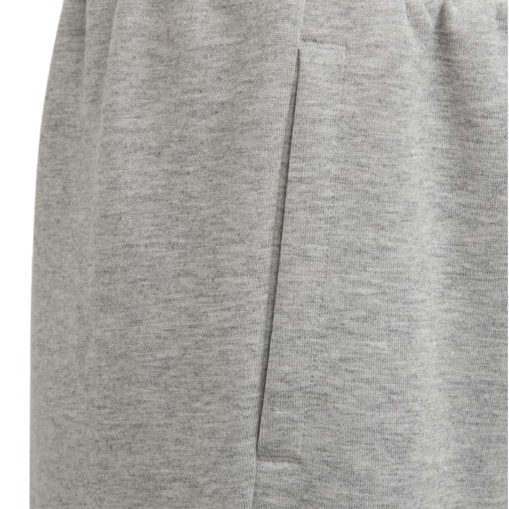 adidas Kid's Future Icons 3-Stripes Tapered-Leg Pants - MEDIUM GREY HEATHER / WHITE