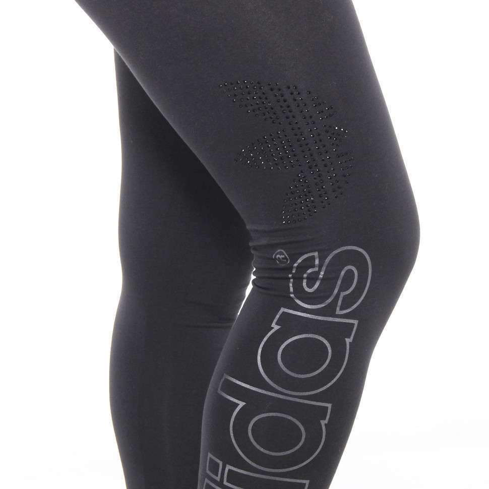 adidas Originals Women's Glam Trefoil Leggings - Black