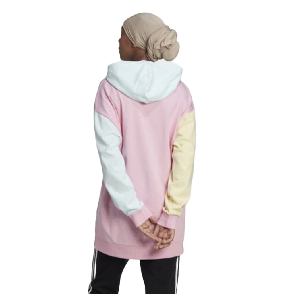 adidas Women's CB FT Hoodie Sweat - True Pink / Almost Blue