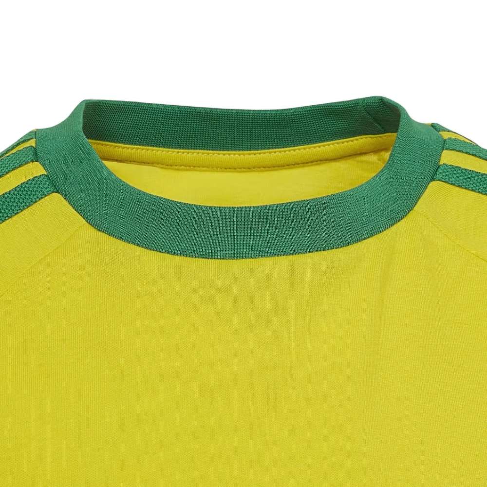 adidas Originals Boy's Adicolor 3-Stripes T-Shirt - Team Yellow