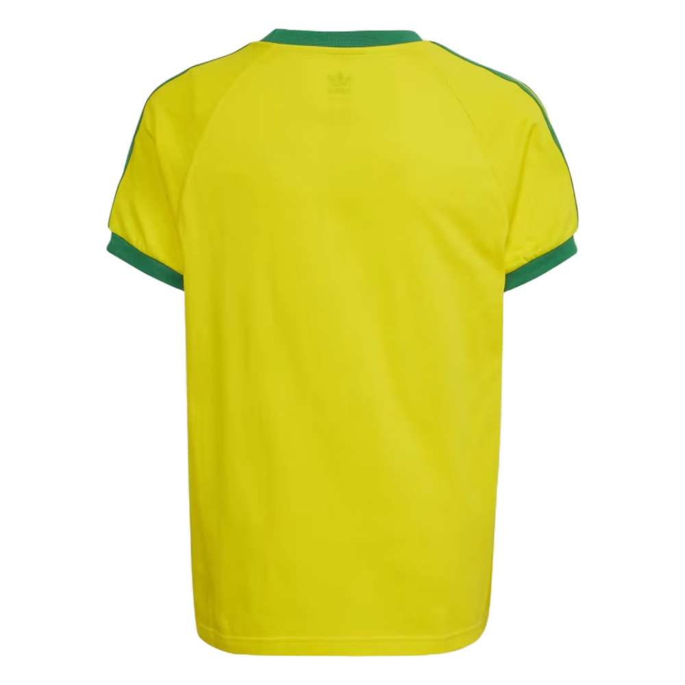 adidas Originals Boy's Adicolor 3-Stripes T-Shirt - Team Yellow