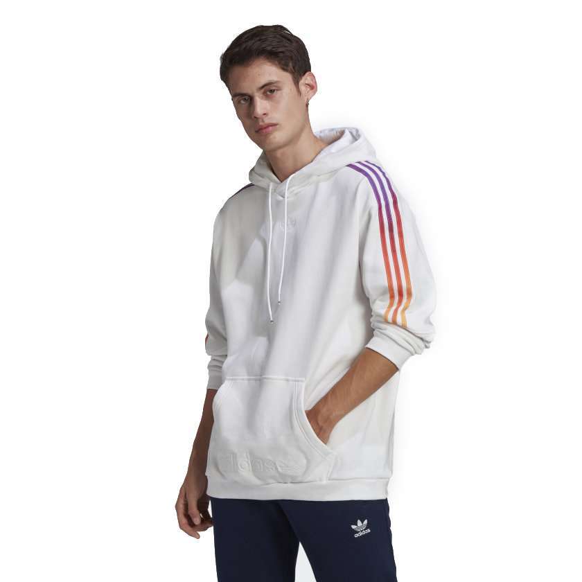 adidas Men's SPRT Sweat Hoodie - White