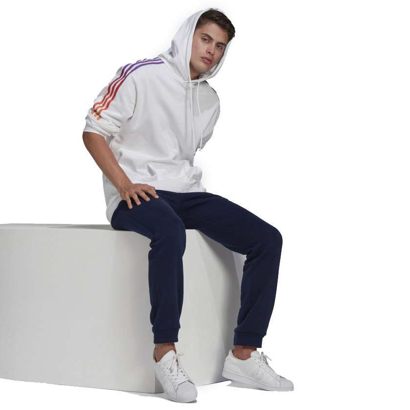 adidas Men's SPRT Sweat Hoodie - White