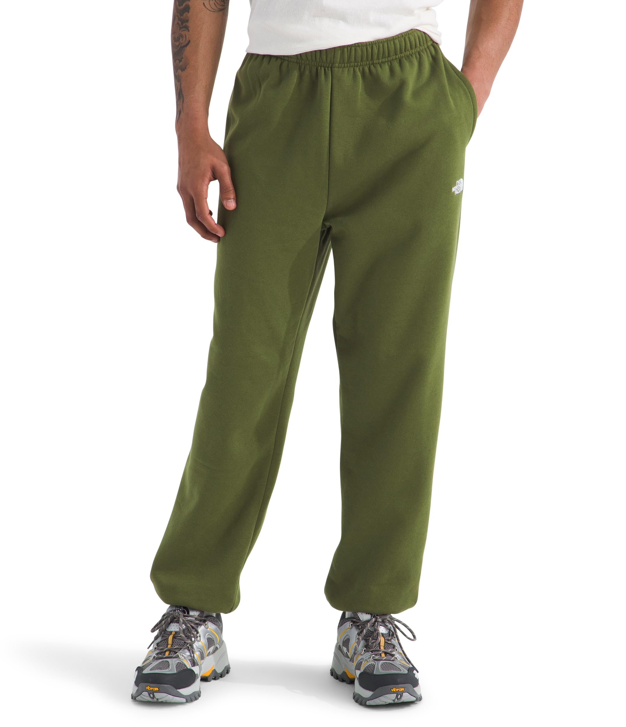 The North FACE Mens Evolution Simple Dome Pant | Elastic Waistband with Adjustable Drawcord, Hand Pockets, Elasticated Cuffs