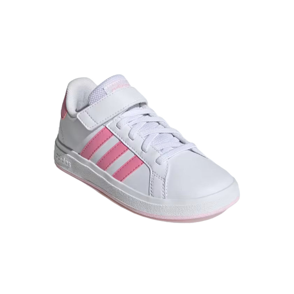 adidas Unisex Kid's Grand Court 2.0  Elastic Lace Shoes