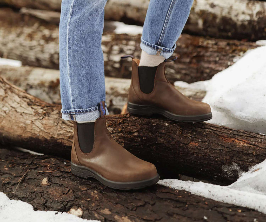 Blundstone Unisex All-Terrain Thermal Chelsea Boots - Antique Brown