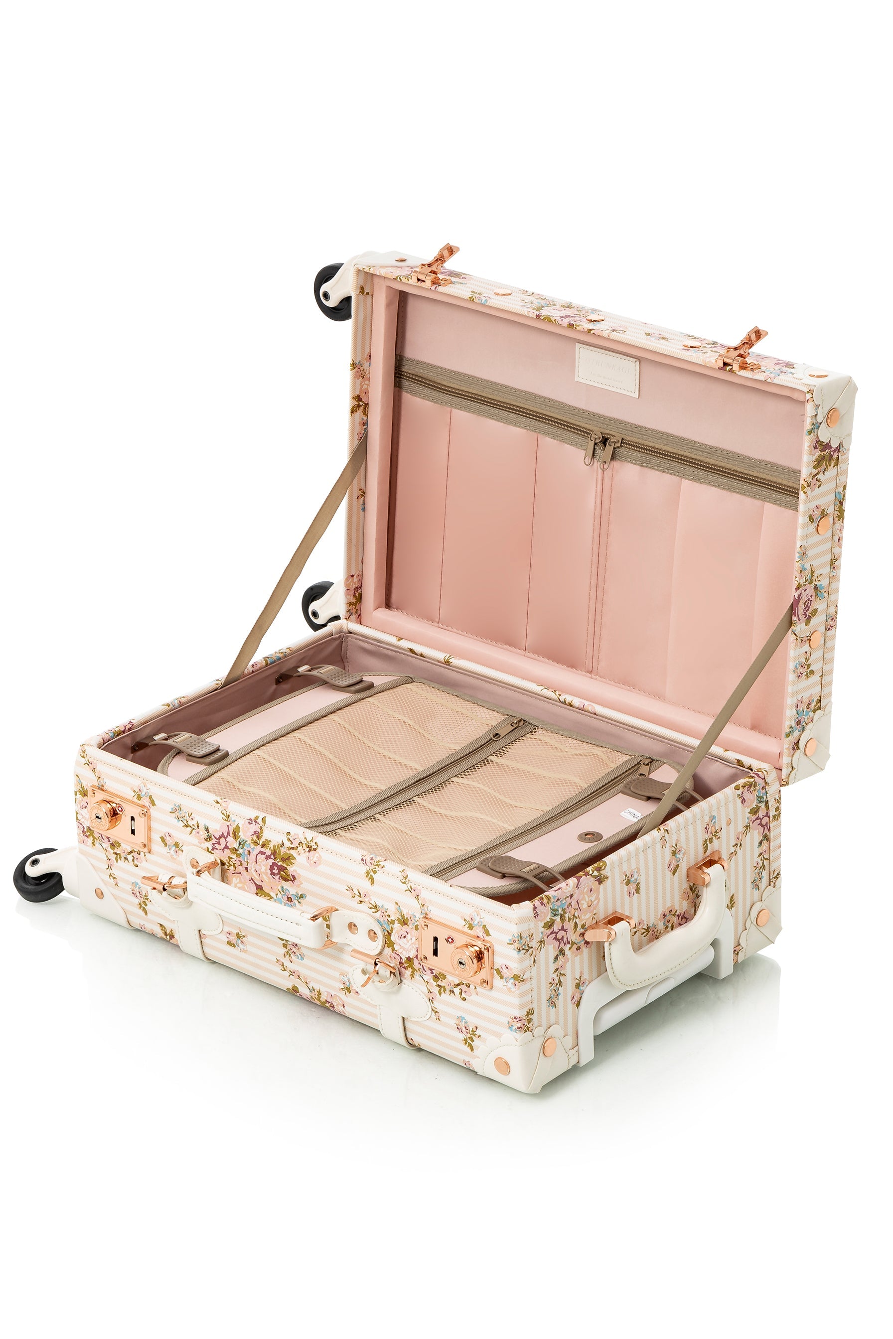 Botanica 3 Pieces Luggage Set - Beige Floral's